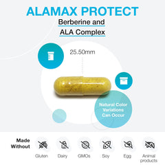 XYMOGEN ALAmax Protect bottle displayed on a kitchen counter for daily use.