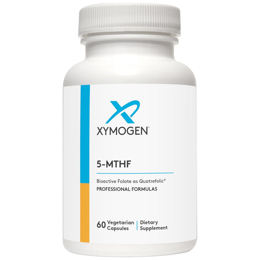 XYMOGEN 5 MTHF: cápsulas de 60, posible apoyo a la salud general.