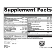 Botella de XYMOGEN ActivNutrients con cápsulas en mesa, uso práctico diario.