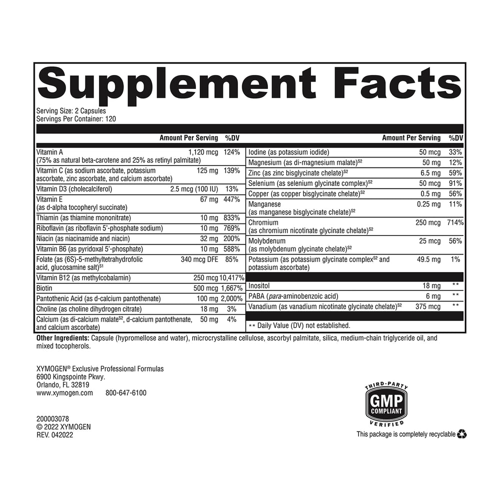 XYMOGEN ActivNutrients orientado a detoxificación natural.