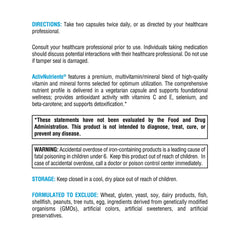 Uso diario de ActivNutrients, botella para rutina diaria.