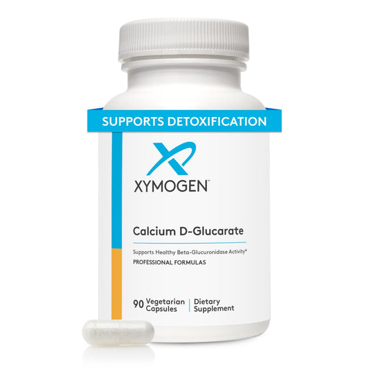 XYMOGEN Calcium D-Glucarate cápsula lista para detox suave.