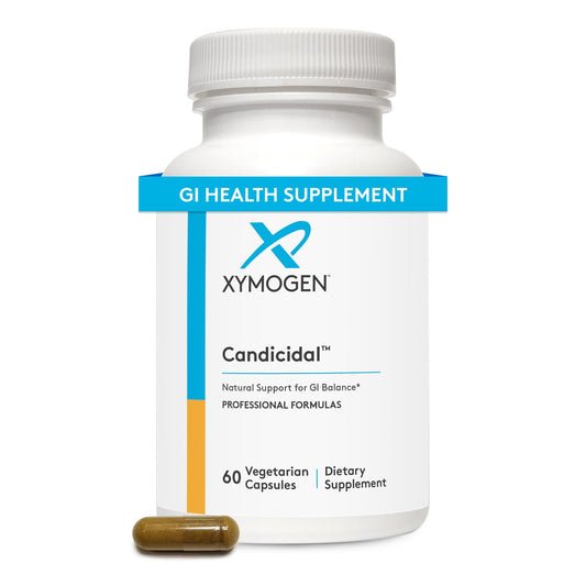 XYMOGEN Candicidal: cápsulas para equilibrio microbiano y salud GI