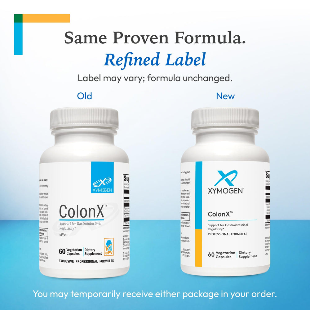 XYMOGEN ColonX ingredientes triphala y cape aloe destacando origen natural