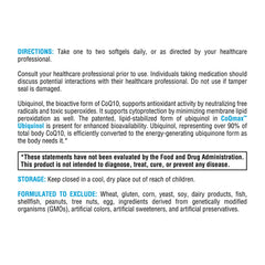 Mano sosteniendo la botella de CoQmax, sugerencia de uso diario cómodo.