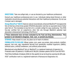 XYMOGEN Omega MonoPure 650 EC, tecnología MaxSimil para absorción eficiente.