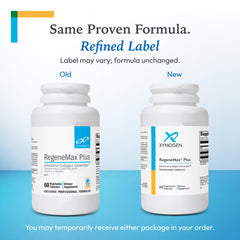 XYMOGEN etiqueta de ingredientes resalta ortosilicato y biotina