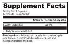 XYMOGEN S Acetil Glutation tecnologia drcaps para mayor estabilidad.