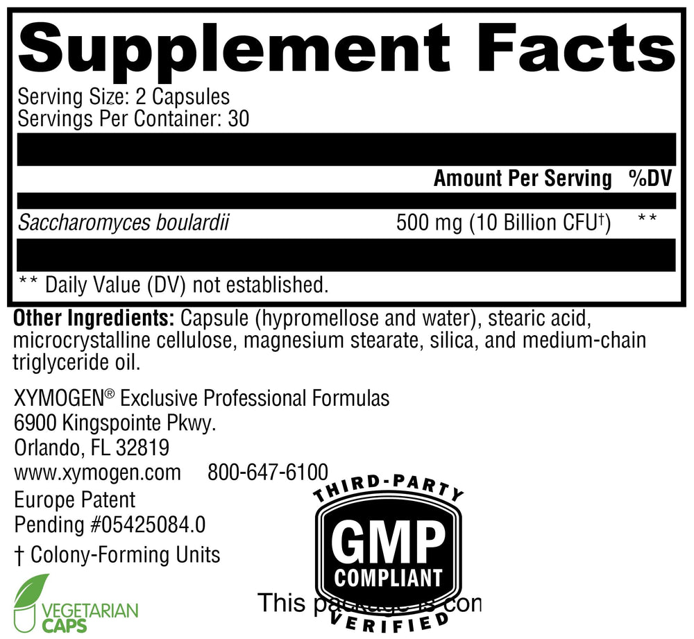 XYMOGEN Saccharomycin 10B, etiqueta con ADN verificado, garantiza la autenticidad de la cepa.