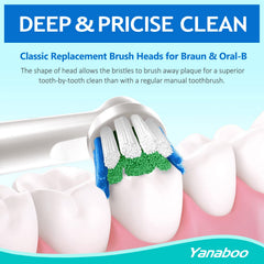 Yanaboo detalle de cerdas Dupont medias y flexibles, limpieza efectiva