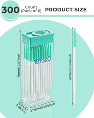YEERSUO caja abierta con palillos visibles, fácil acceso y almacenamiento higiénico