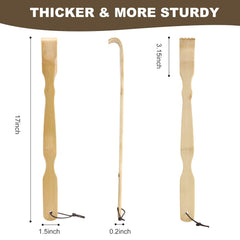 YIMICOO rascador en uso alcanzando la zona media de la espalda fácilmente