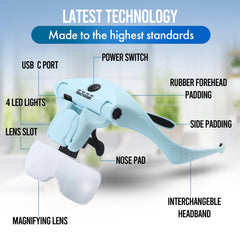 YOCTOSUN caja organizadora con cinco lentes, protección y orden seguro