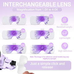 YOCTOSUN primer plano de las lentes intercambiables resistente y clara