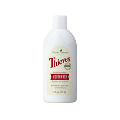 Young Living enjuague frontal mostrando botella y beneficio de frescura