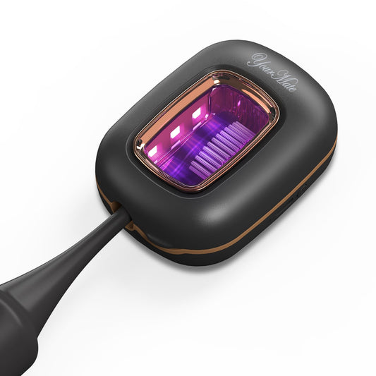 YourMate estuche frontal mostrando cierre y diseño portátil, higiene en viaje