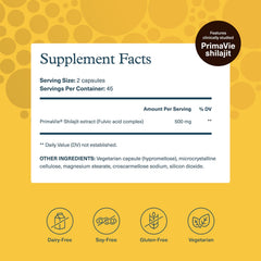 Youtheory Shilajit Advanced Capsule en capsulas, dosis diaria conveniente