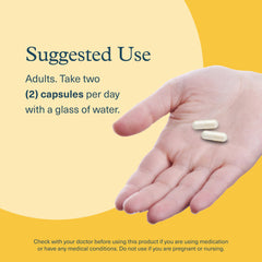 Youtheory Shilajit Advanced Capsule frasco de vidrio para conservar frescura