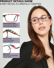 YTDBNS gafas en uso frente a ordenador para trabajo prolongado