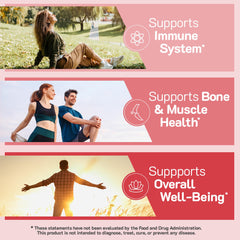 Gominolas D3 libres de gluten y lácteos de YUM-V'S