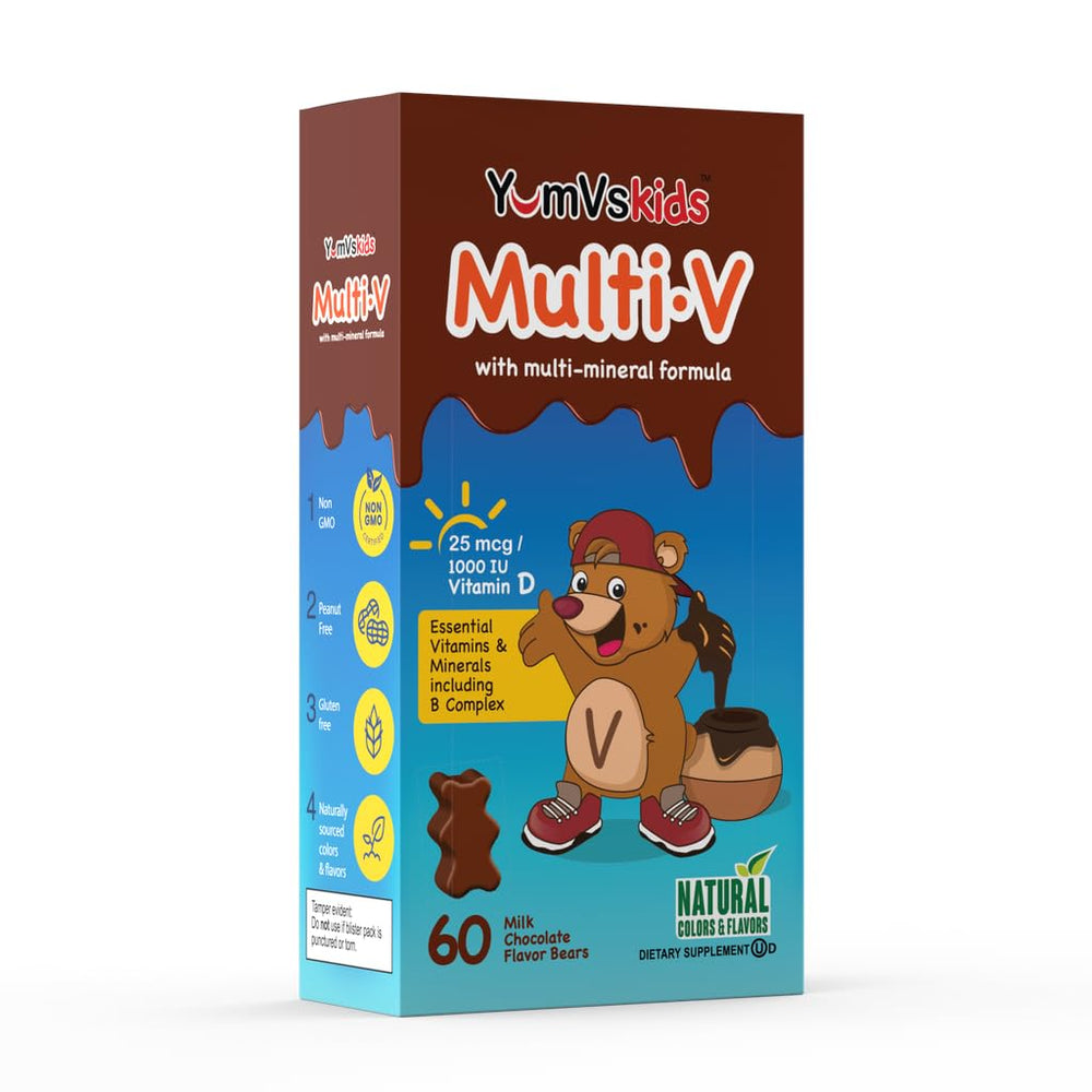 YUM-V'S niño disfrutando ositos en casa, beneficio aceptación infantil