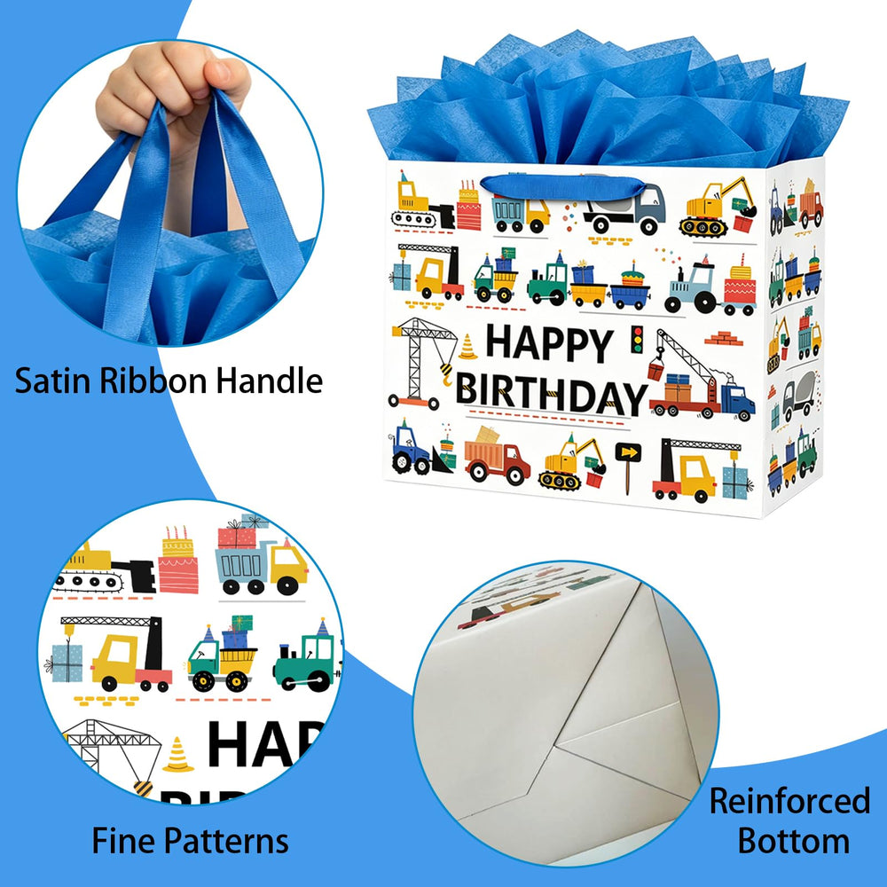 Yusenguan hojas de papel de seda azules y tarjeta, listo para regalar