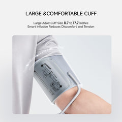 yuwell brazalete acolchado en primer plano, comodidad para el usuario