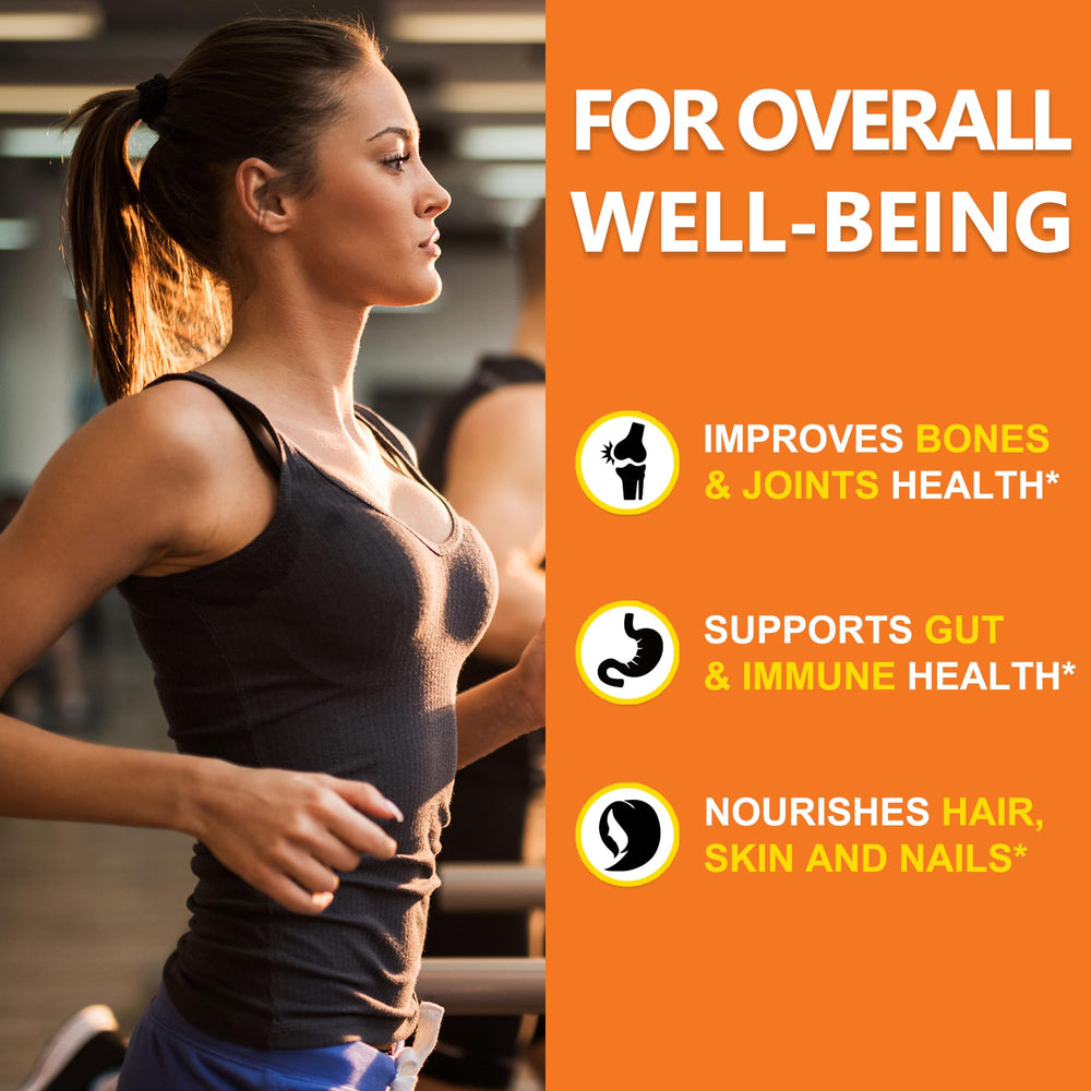 Colágeno hidrolizado Zammex del caldo de huesos para piel y uñas