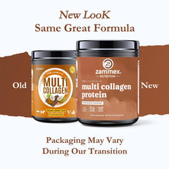 Zammex Multi Collagen en vaso, disolución rápida en bebidas