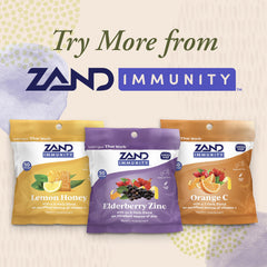 ZAND etiqueta con lista de ingredientes y sello GMP, confianza en calidad