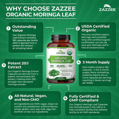 Zazzee cápsulas dispuestas sobre mesa mostrando aspecto uniforme y vegano