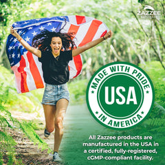 Zazzee envase abierto con polvo y scoop incluido, fácil dosificación