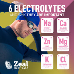 Zeal Naturals etiqueta nutricional en detalle, beneficio transparencia de ingredientes y dosis