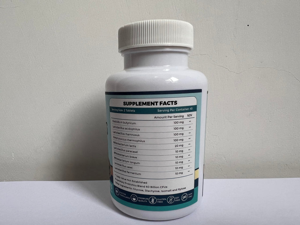 ZEBORA probióticos para hombres, uso diario para la salud digestiva.