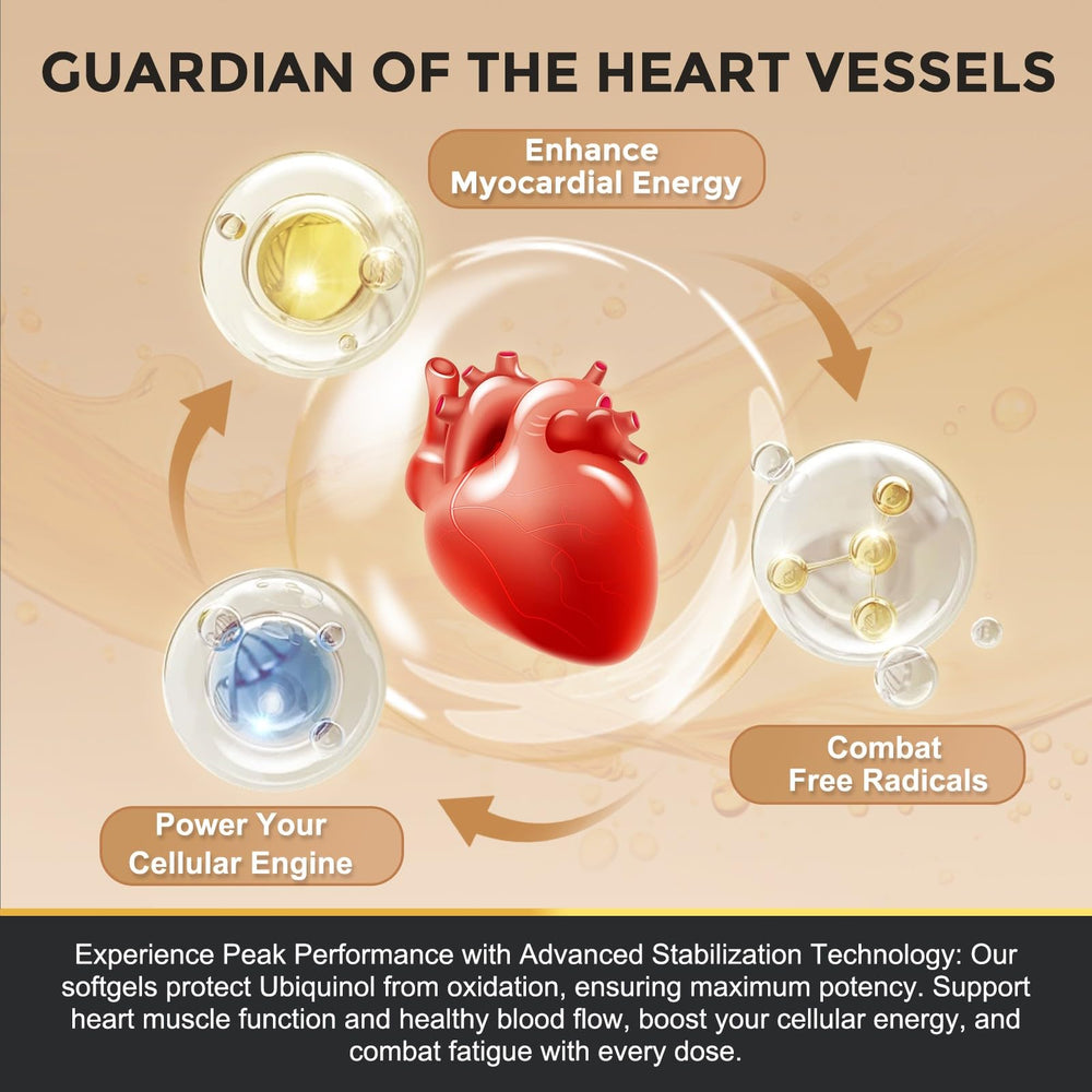 ZEBORA Ubiquinol CoQ10: absorción mejorada para aprovechar el nutriente.