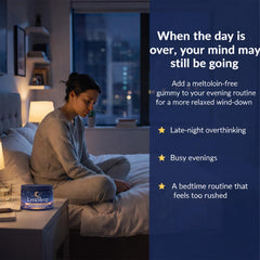 Zefdvc LyraSleep etiqueta con ingredientes, destaca fórmula natural y sin alérgenos