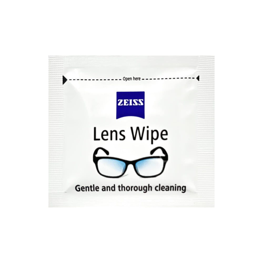 ZEISS etiqueta del paquete indicando seguridad en recubrimientos antirreflectantes