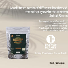 Zen Principle en cepillo dental ilustrando uso para higiene y blanqueo suave
