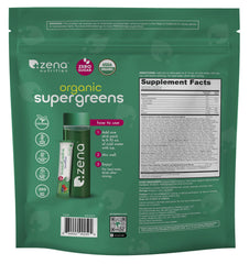 Zena Nutrition en bolsa de gimnasio y botella, conveniente para personas activas