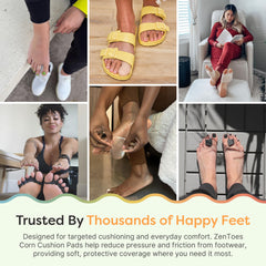 ZenToes estilo de vida persona caminando con calzado cómodo protegido