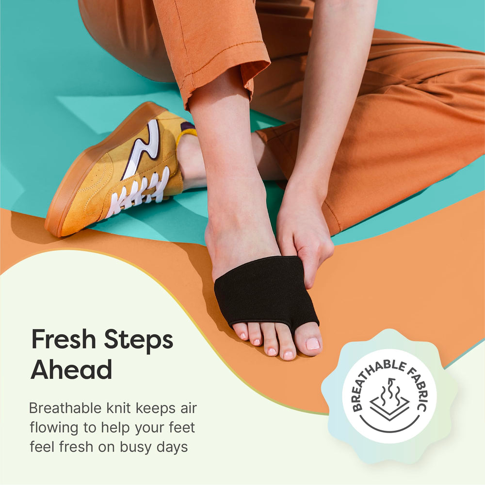 ZenToes tejido transpirable primer plano para confort