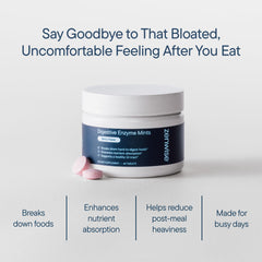 Zenwise Health textura de menta masticable destacando disolución rápida y sabor