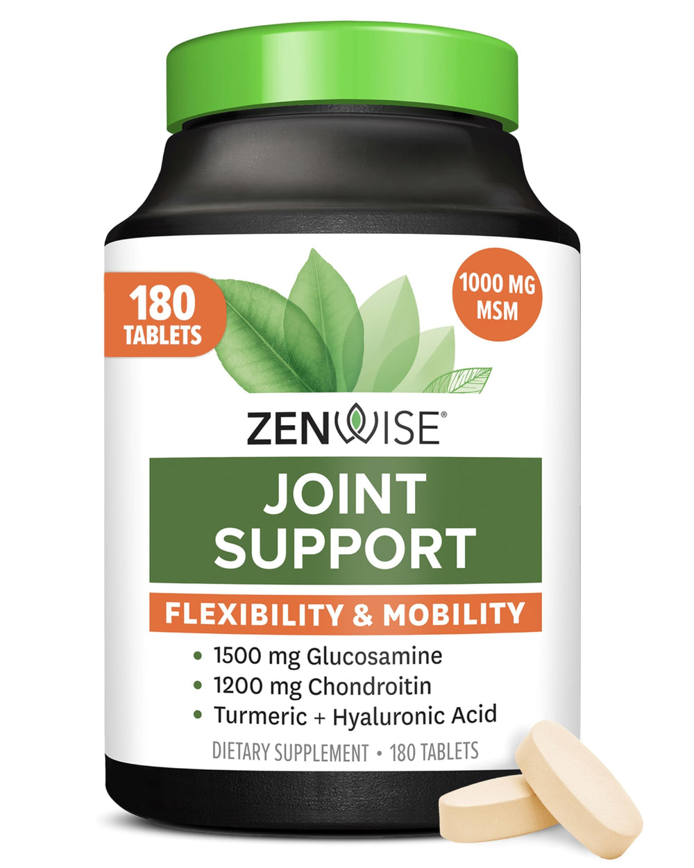Zenwise Health envase frontal mostrando etiqueta clara y beneficios