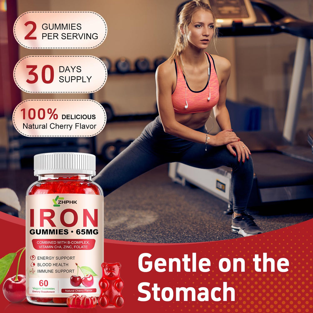 Uso diario con gominolas de hierro ZHPHK para energía sostenida.