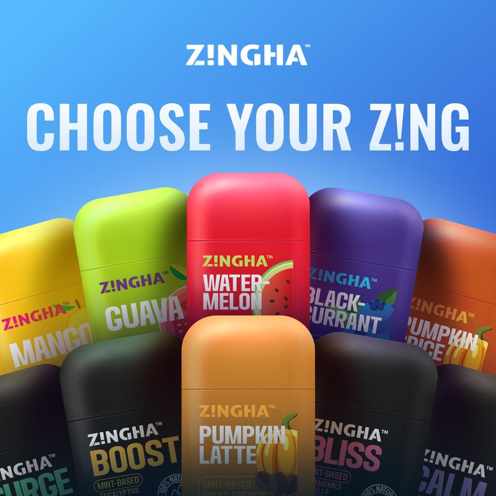 Z!NGHA ambientado en escritorio para claridad mental y concentración