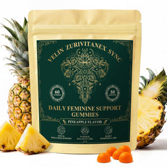 ZuriVitaNex Velin Sync gominolas probióticas piña, equilibrio íntimo.