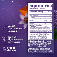 ZzzQuil etiqueta que destaca 1 mg de melatonina y formulación óptima