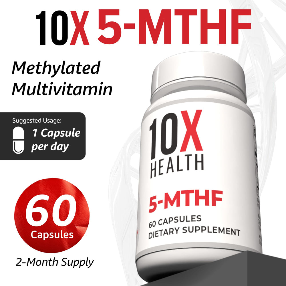 10X Health etiqueta nutricional en primer plano para transparencia