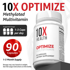 10X Health vista de textura interna que sugiere ingredientes puros