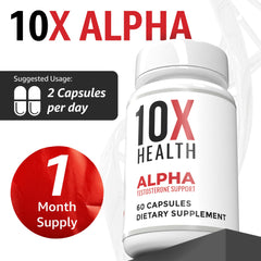10X Health cápsula en mano ilustrando uso práctico y conveniencia
